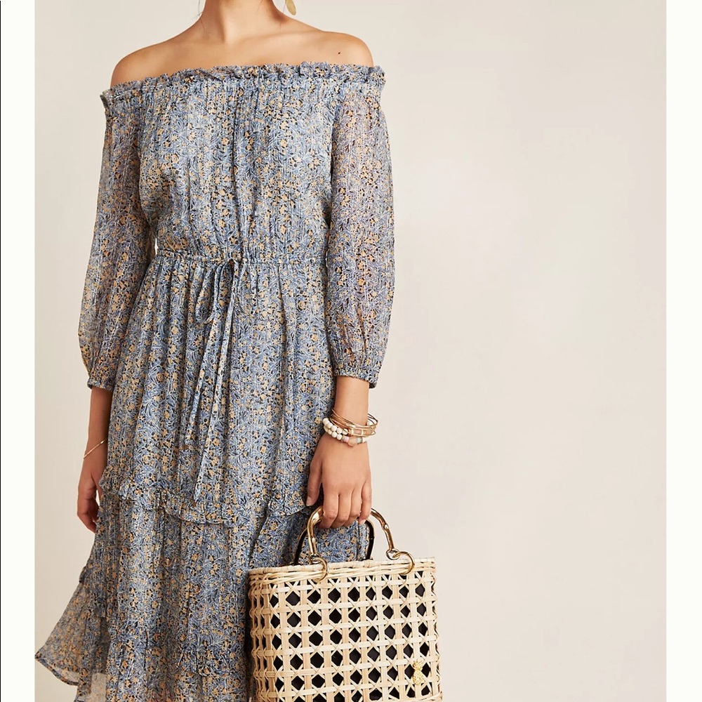 *NEW* Anthropologie Kira Off the Shoulder Dress